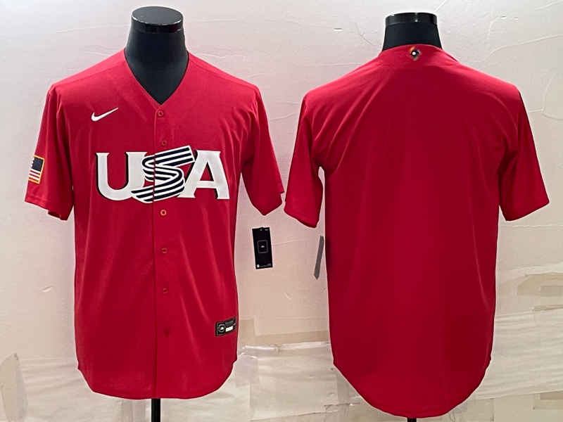 USA Red 2023 World Baseball Classic Jersey USA Red 2023 World Baseball Classic Jersey