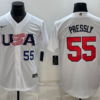 USA Tim Anderson Navy 2023 World Baseball Classic Jersey