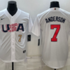 USA Trea Turner Navy 2023 World Baseball Classic Jersey