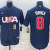 USA Tim Anderson White Red 2023 World Baseball Classic Jersey