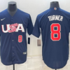 USA Trea Turner Navy 2023 World Baseball Classic Jersey