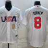 USA Trea Turner Navy Red 2023 World Baseball Classic Jersey