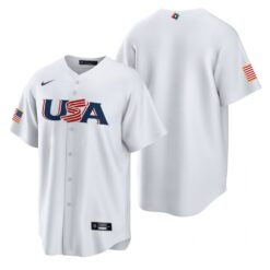 USA White 2023 World Baseball Classic Jersey