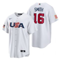 USA Will Smith White 2023 World Baseball Classic Jersey