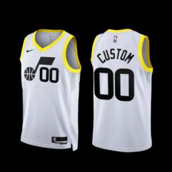 Utah Jazz Custom 2022-23 Association Edition Jersey White