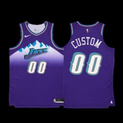 Utah Jazz Custom 2022-23 Purple Classics Edition Jersey