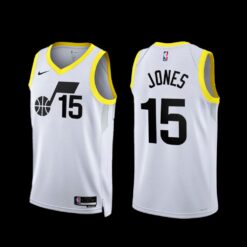 Utah Jazz Damian Jones 2022-23 Association Edition Jersey White