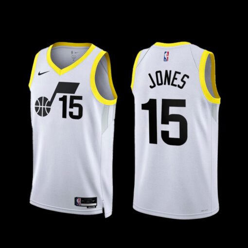 Utah Jazz Damian Jones 2022-23 Association Edition Jersey White