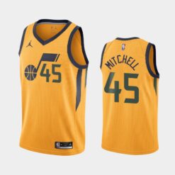 Utah Jazz Donovan Mitchell 2021 Gold Statement Jersey