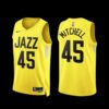 Utah Jazz Donovan Mitchell Navy Icon Jersey