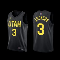 Utah Jazz Frank Jackson 2022-23 Statement Edition Jersey Black