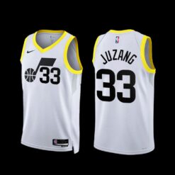 Utah Jazz Johnny Juzang 2022-23 Association Edition Jersey White