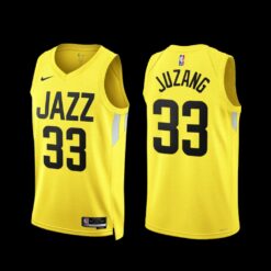 Utah Jazz Johnny Juzang 2022-23 Yellow Icon Edition Jersey