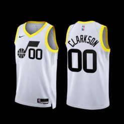 Utah Jazz Jordan Clarkson 2022-23 Association Edition Jersey White