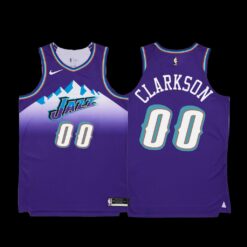 Utah Jazz Jordan Clarkson 2022-23 Purple Classics Edition Jersey