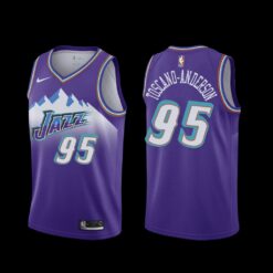 Utah Jazz Juan Toscano-Anderson 2022-23 Classic Edition Jersey Purple
