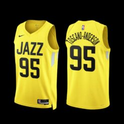 Utah Jazz Juan Toscano-Anderson 2022-23 Icon Edition Jersey Yellow