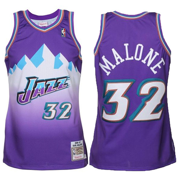 Utah Jazz Karl Malone Purple Throwback Jersey Utah Jazz Karl Malone Purple Throwback Jersey
