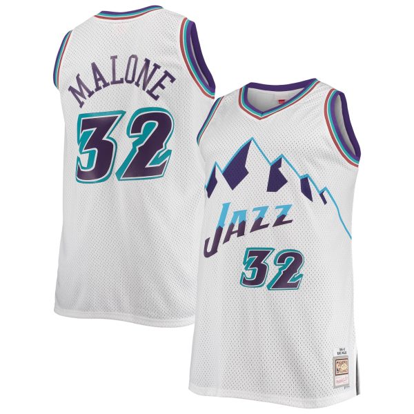 Utah Jazz Karl Malone White Throwback Jersey Utah Jazz Karl Malone White Throwback Jersey