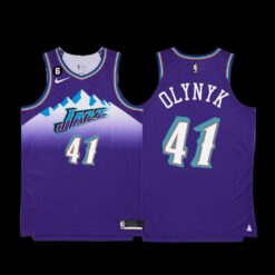 Utah Jazz Kelly Olynyk 2022-23 Classic Edition Authentic Purple Jersey