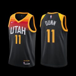 Utah Jazz Kris Dunn 2022-23 City Edition Jersey Black