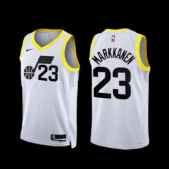 Utah Jazz Lauri Markkanen 2022-23 Association Edition Jersey White