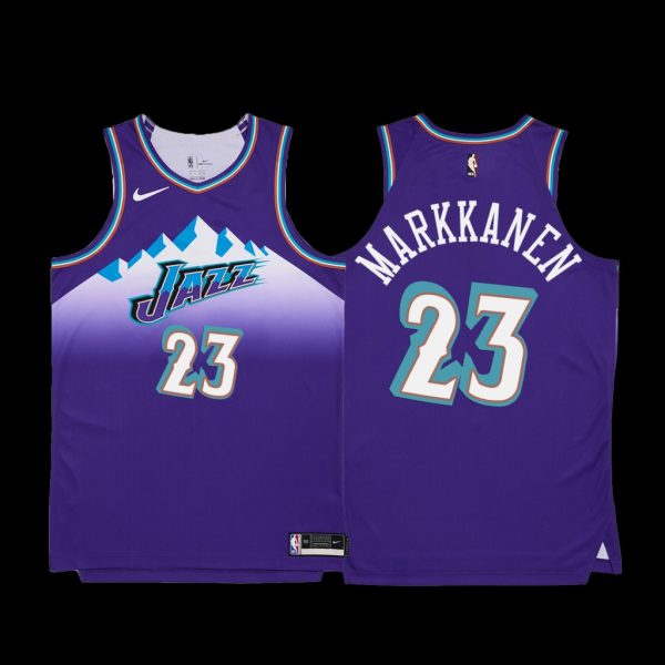 Utah Jazz Lauri Markkanen 2022-23 Classic Edition Jersey Purple Utah Jazz Lauri Markkanen 2022-23 Classic Edition Jersey Purple