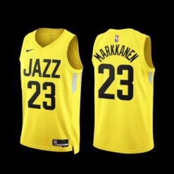 Utah Jazz Lauri Markkanen 2022-23 Icon Edition Jersey Yellow