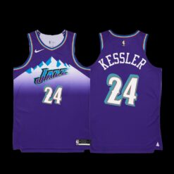 Utah Jazz Walker Kessler 2022-23 Classics Jersey Purple