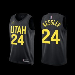 Utah Jazz Walker Kessler 2022-23 Statement Edition Jersey Black