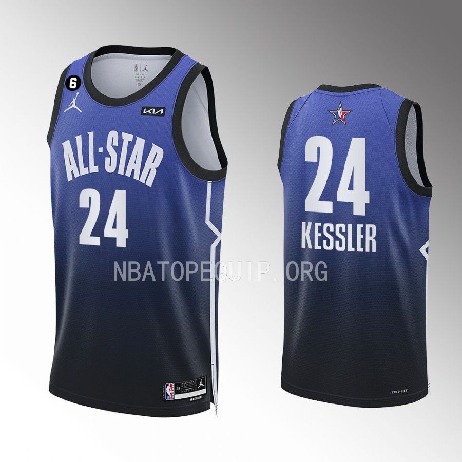 Utah Jazz Walker Kessler 2023 NBA All-Star Draft Blue Jersey Utah Jazz Walker Kessler 2023 NBA All-Star Draft Blue Jersey