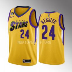 Utah Jazz Walker Kessler 2023 NBA Rising Stars Yellow Jersey