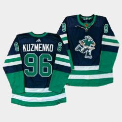 Vancouver Canucks Andrei Kuzmenko 2022-23 Reverse Navy Jersey