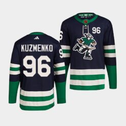 Vancouver Canucks Andrei Kuzmenko Reverse Navy Jersey