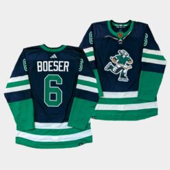 Vancouver Canucks Brock Boeser 2022-23 Reverse Navy Jersey
