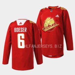Vancouver Canucks Brock Boeser 2023 Lunar New Year Red Jersey
