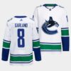 Vancouver Canucks Conor Garland HockeyFightsCancer White Jersey Vancouver Canucks Conor Garland HockeyFightsCancer White Jersey