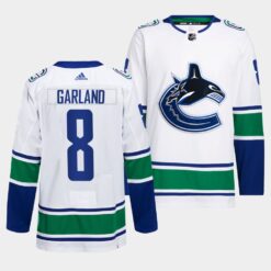 Vancouver Canucks Conor Garland Away White Jersey