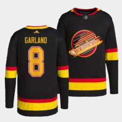 Vancouver Canucks Conor Garland Black Jersey