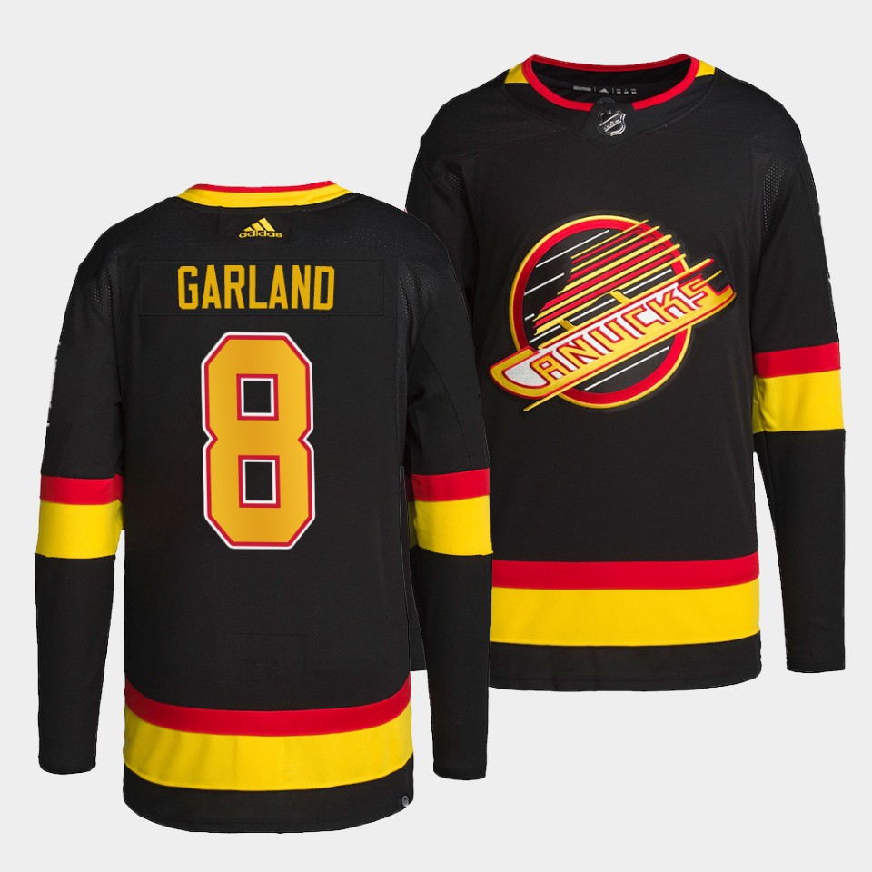Vancouver Canucks Conor Garland Black Jersey Vancouver Canucks Conor Garland Black Jersey