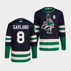 Vancouver Canucks Conor Garland Reverse Navy Jersey