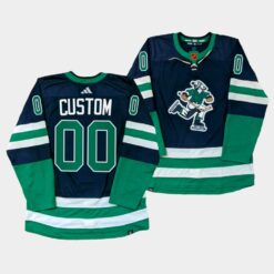 Vancouver Canucks Custom 2022-23 Reverse Navy Jersey