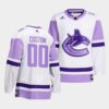 Vancouver Canucks Custom Away White Jersey