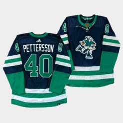 Vancouver Canucks Elias Pettersson 2022-23 Reverse Navy Jersey