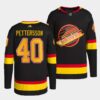 Vancouver Canucks Elias Pettersson Away White Jersey