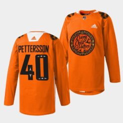 Vancouver Canucks Elias Pettersson National Day for Truth and Reconciliation Orange Jersey