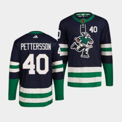 Vancouver Canucks Elias Pettersson Reverse Navy Jersey