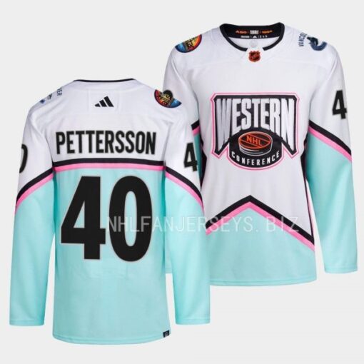 Vancouver Canucks Elias Pettersson Western Conference 2023 NHL All-Star Game Jersey
