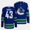 Vancouver Canucks Quinn Hughes Diwali Night Yellow Jersey