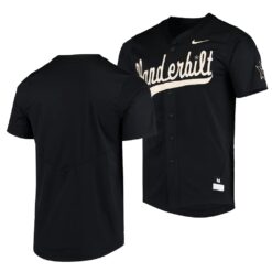 Vanderbilt Commodores College Baseball Black Elite Jersey
